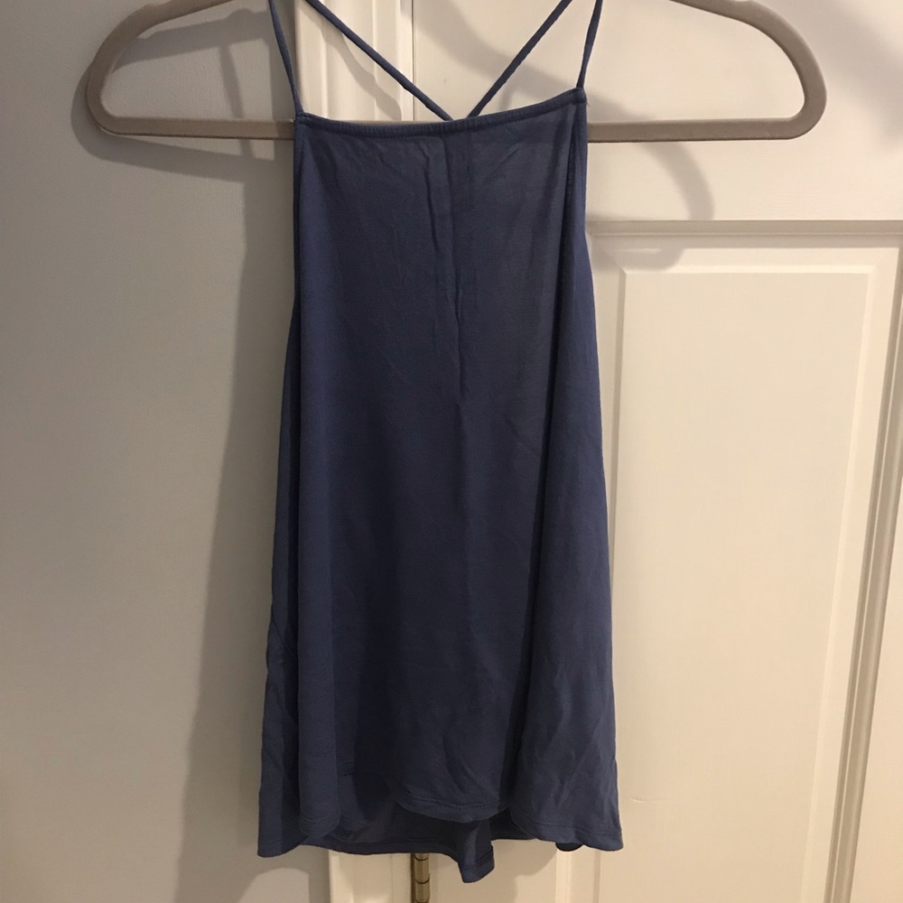 Garage flowy square neck tank
